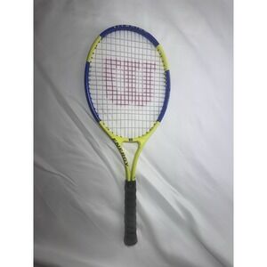Wilson Titanium Energy Tennis Racquet Yellow & Blue